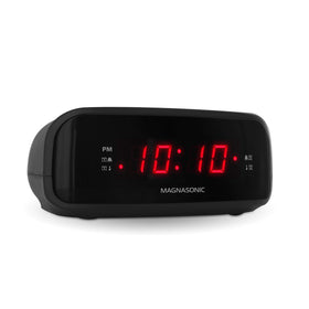 Display brightness control on Magnasonic clock radio for day or night viewing