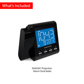Magnasonic next to smartphone to show size and scale benefit: compact for nightstand placement