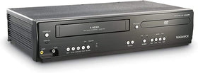 Magnavox DV220MW9 front view, compact DVD/VCR combo for family movie nights.
