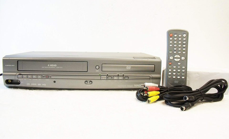 Magnavox MWD2205 front view showing compact, space-saving design
