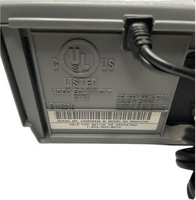 Magnavox MWD2206 front A/V inputs for game consoles and quick hookups.