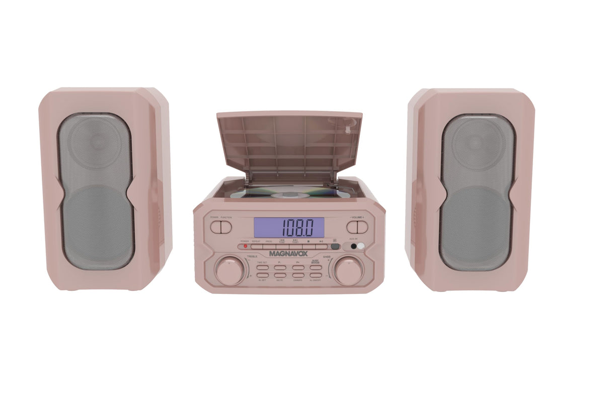 Magnavox remote control in silver, convenient control from anywhere in the room