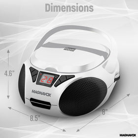 Magnavox side speaker grille detail, improved stereo clarity benefit