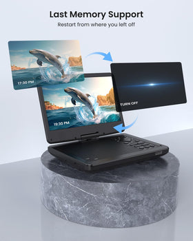 magofly installed on car headrest showing secure mount and hands-free family viewing