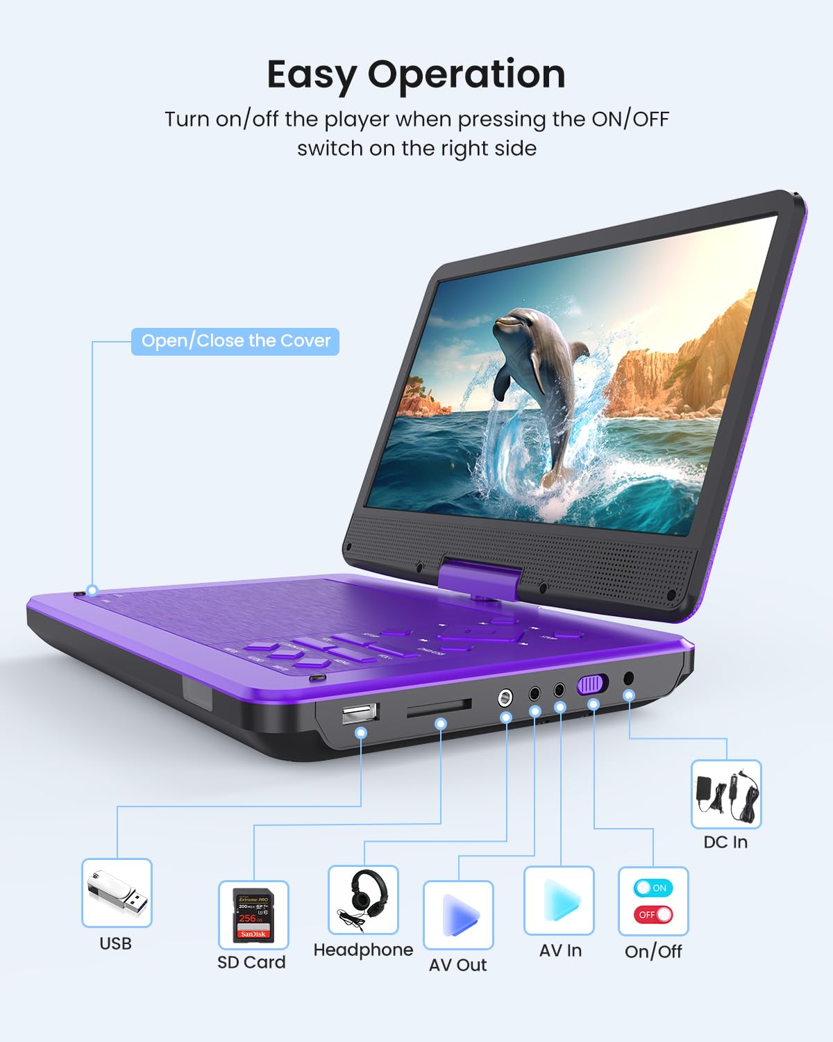 magofly remote and accessories included for convenient operation