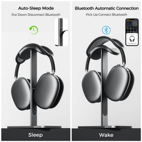 MaGrnce aluminum desk base keeps headphones stable on any surface
