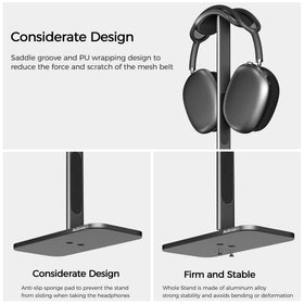 MaGrnce protective leather pad shields the headband from scratches
