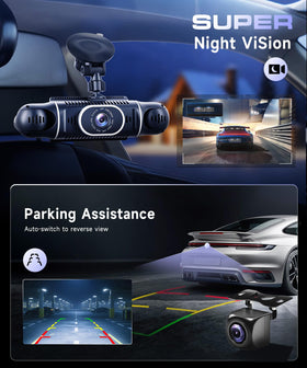 MAHVEC 360 infrared night vision improves clarity in low light.