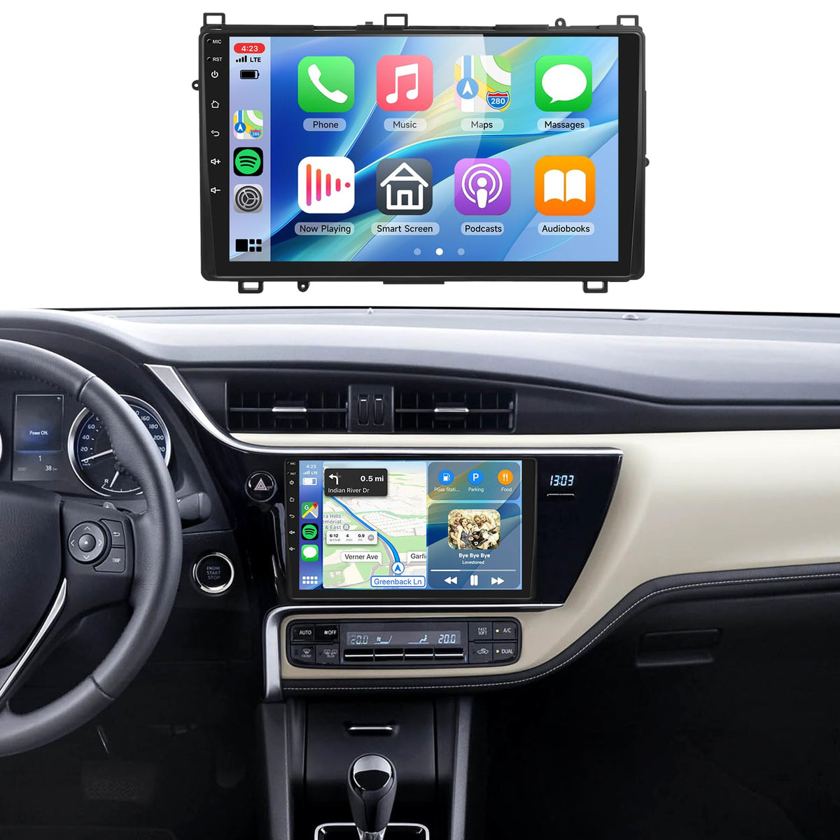 MAHVEC 5Ghz/6Ghz WiFi radio dash panel integration for Corolla