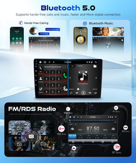 MAHVEC built-in GPS and 5GHz WiFi support fast navigation and streaming
