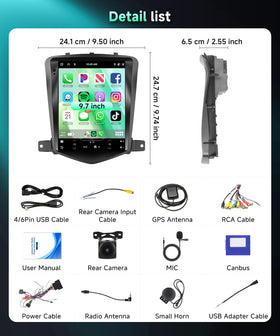 MAHVEC backup camera included helps with parking and rear visibility