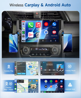 MAHVEC Wireless CarPlay and Android Auto for hands-free connectivity.
