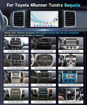 MAHVEC wireless CarPlay and Android Auto on the 7-inch touchscreen.