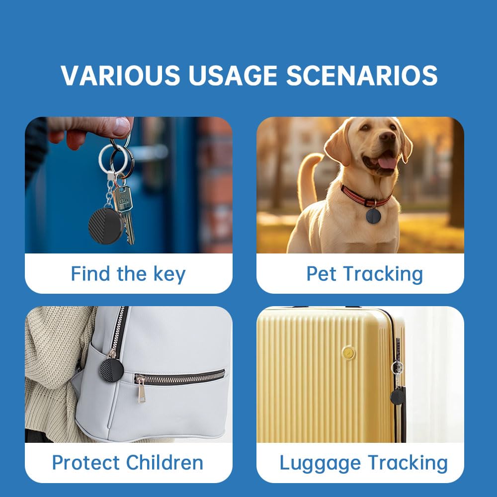 MaiLv SmartTag beside keys for scale showing small lightweight benefit