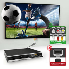 MAITE Balance rear panel with RCA connectors for stable analog output.