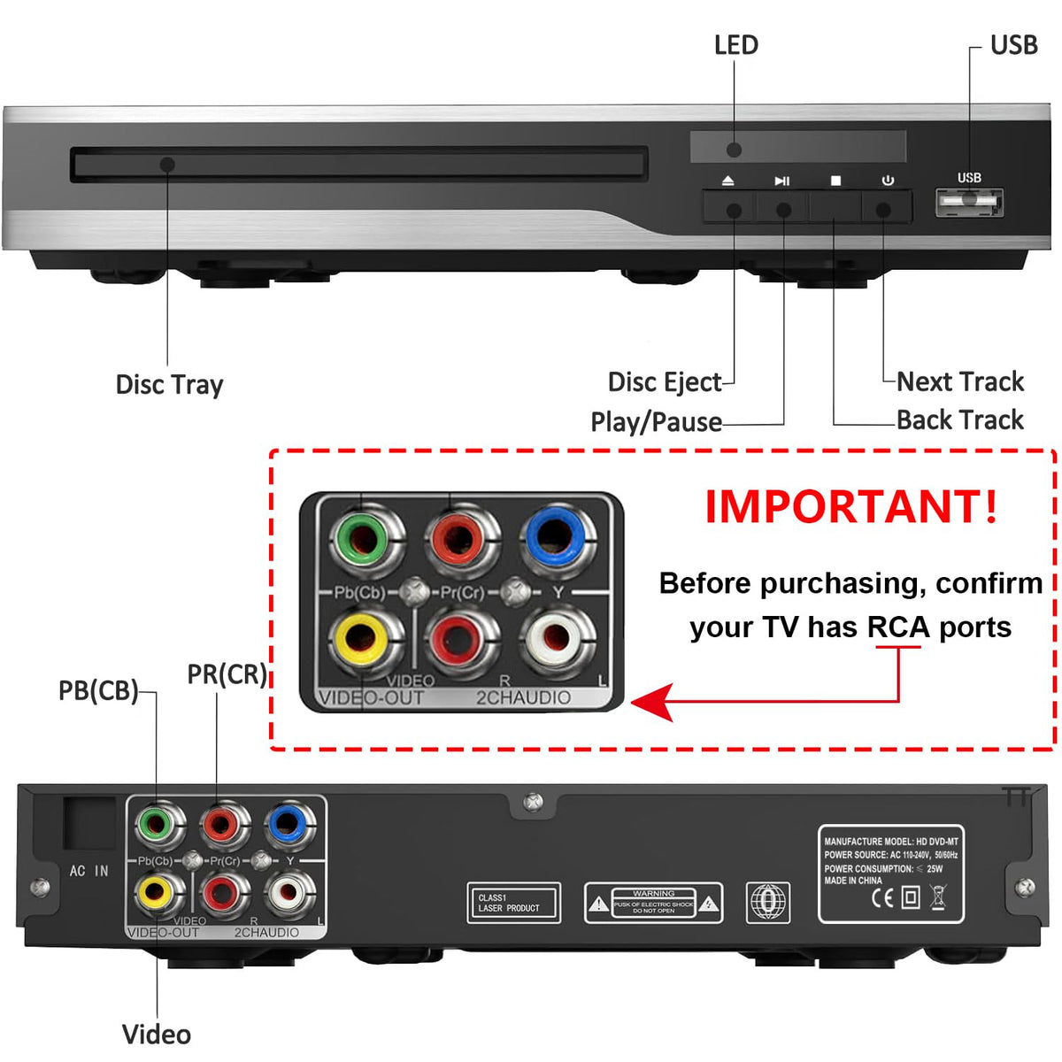 MAITE Balance remote control included for convenient playback control from the couch.