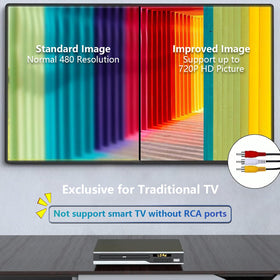 MAITE Balance TV connection via AV cable ensuring wide compatibility with TVs.