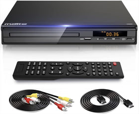 Maite DVD Player with HDMI output for crisp TV viewing