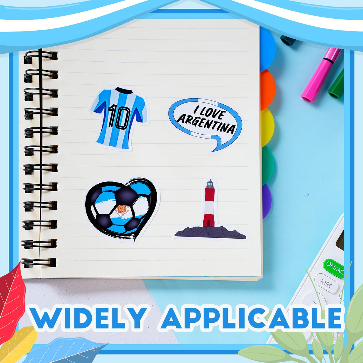 Maitys Argentina stickers for bags, cases, and gear personalization.