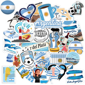 Maitys Argentina stickers pack front view for vibrant DIY decorating.