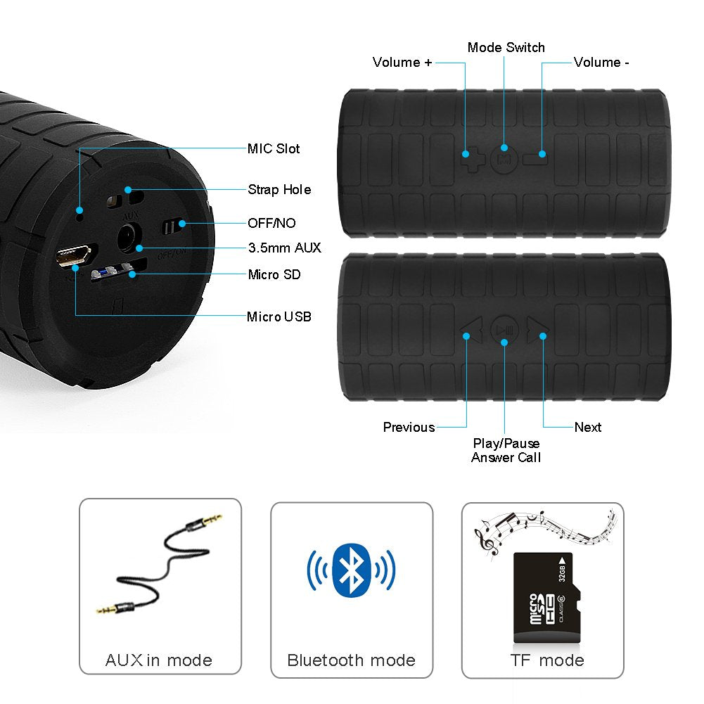 Maketheone compact, lightweight unit is easy to carry on runs or hikes.