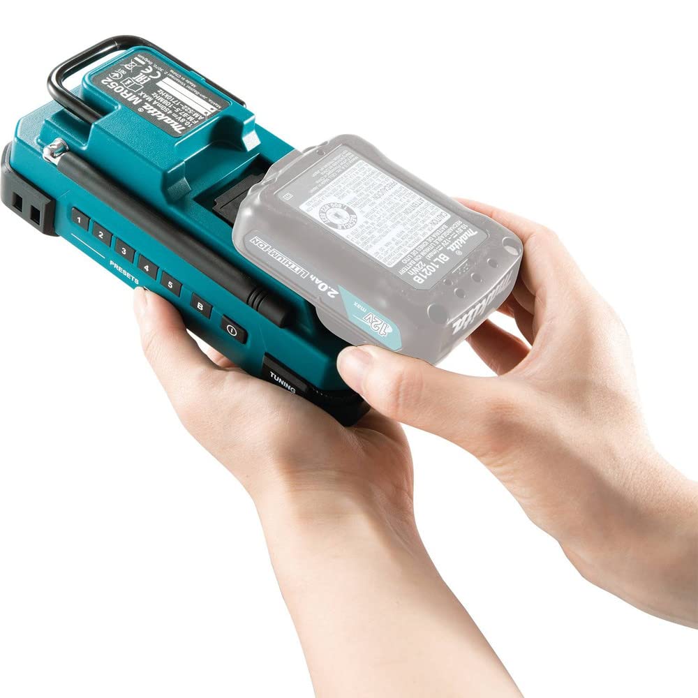Makita RM02 compact size fits tight spaces on worksites.