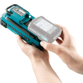 Makita RM02 compact size fits tight spaces on worksites.
