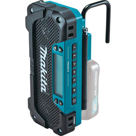 Makita RM02 rotating hook enables hanging for hands-free use.