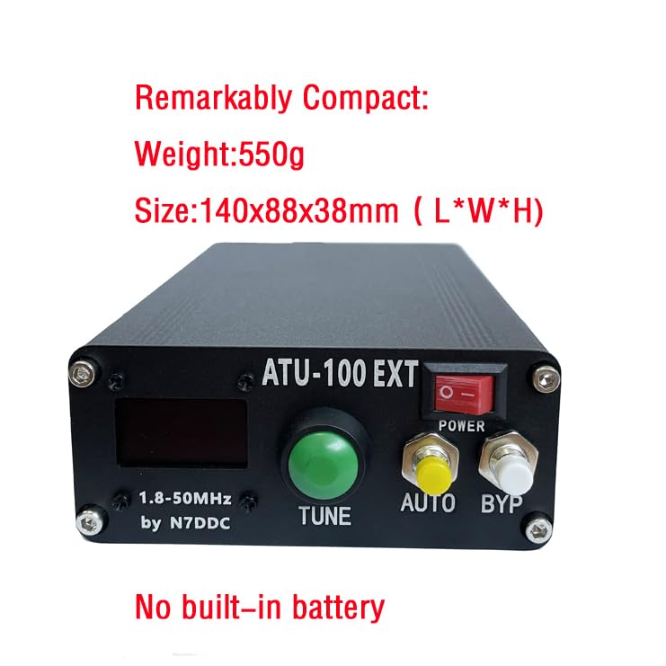 Malahit ATU-100 EXT aluminum shell shows robust portable design.