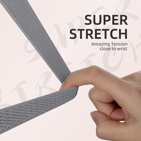 Maledan stainless steel buckle close-up shows easy size adjustment