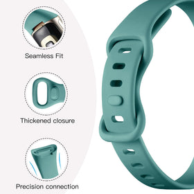 Maledan Charge 5/6 black slim band with integrated buckle for secure fit