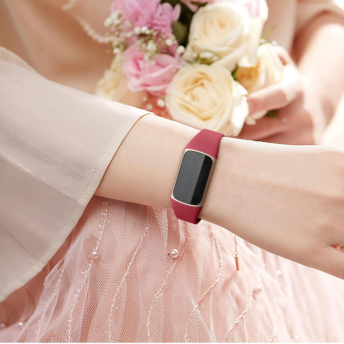 Maledan Charge 5/6 olive silicone band for outdoor wear