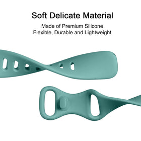 Maledan Charge 5/6 pink silicone band for stylish workouts