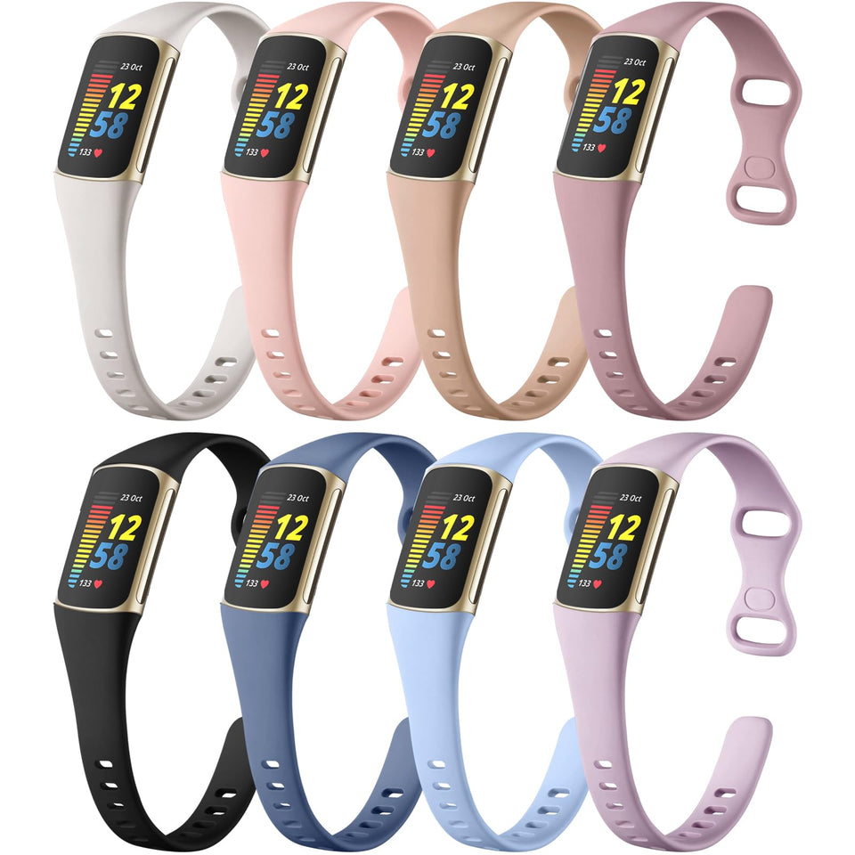 Maledan Charge 6 silicone band close-up showing soft, skin-friendly wear.