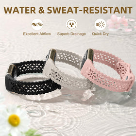 Maledan Charge 5 breathable wristband keeps you cool during workouts.