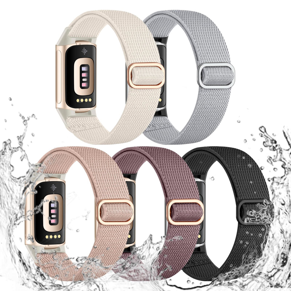 Maledan elastic band on the wrist showcases soft waterproof nylon for all-day comfort.
