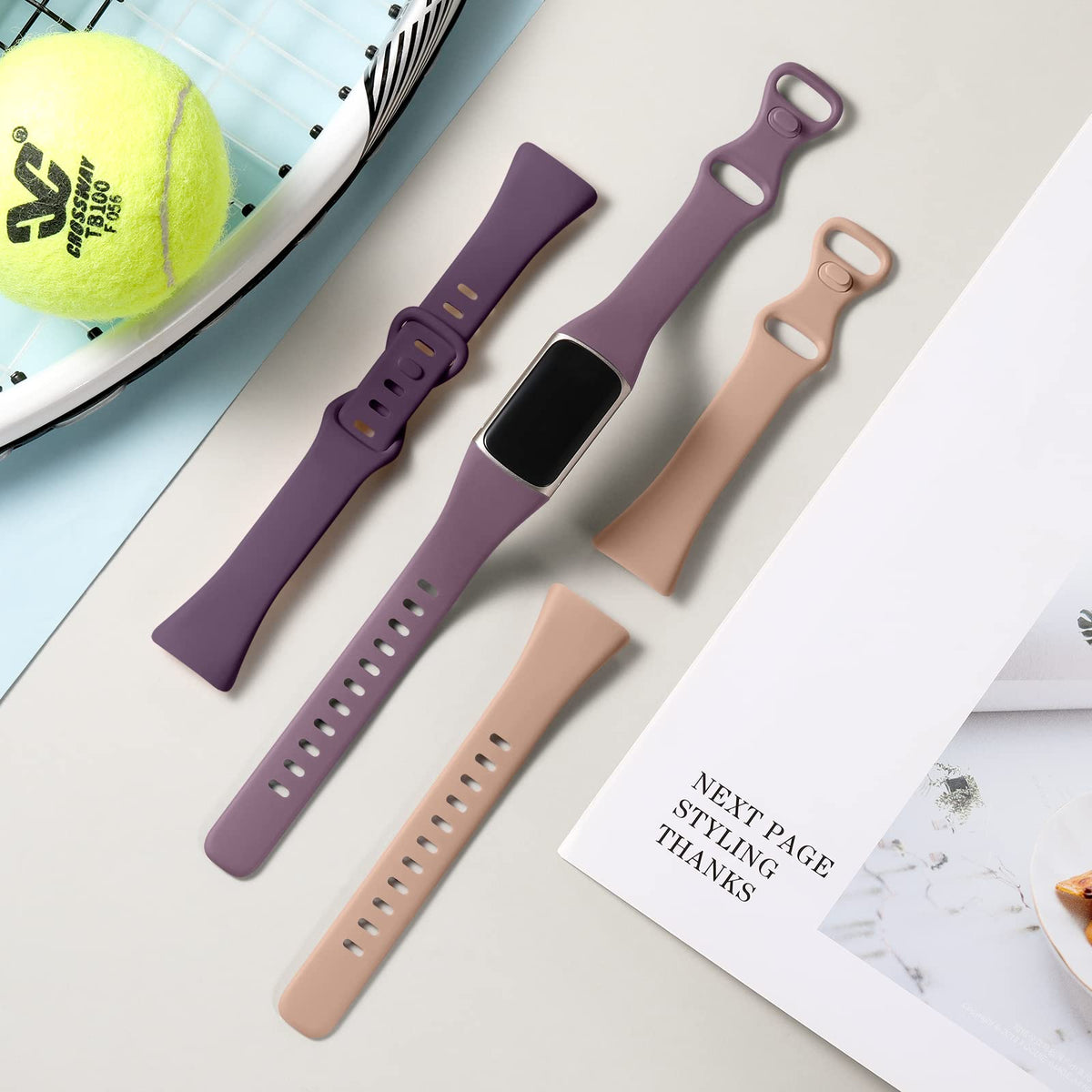 Maledan slim band midnight on Charge 5/6, versatile for workouts.