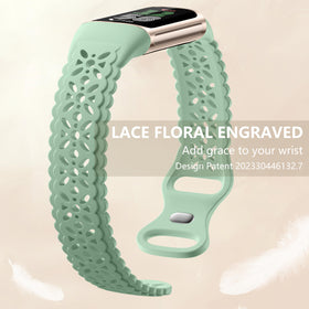 Maledan soft silicone band provides breathable comfort during workouts.