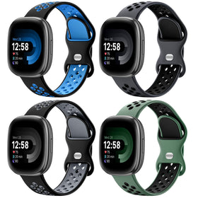 Maledan soft silicone band for Fitbit Versa 3 offers comfortable, skin-friendly daily wear.