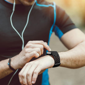 Maledan waterproof sweatproof band ideal for gym and swimming.