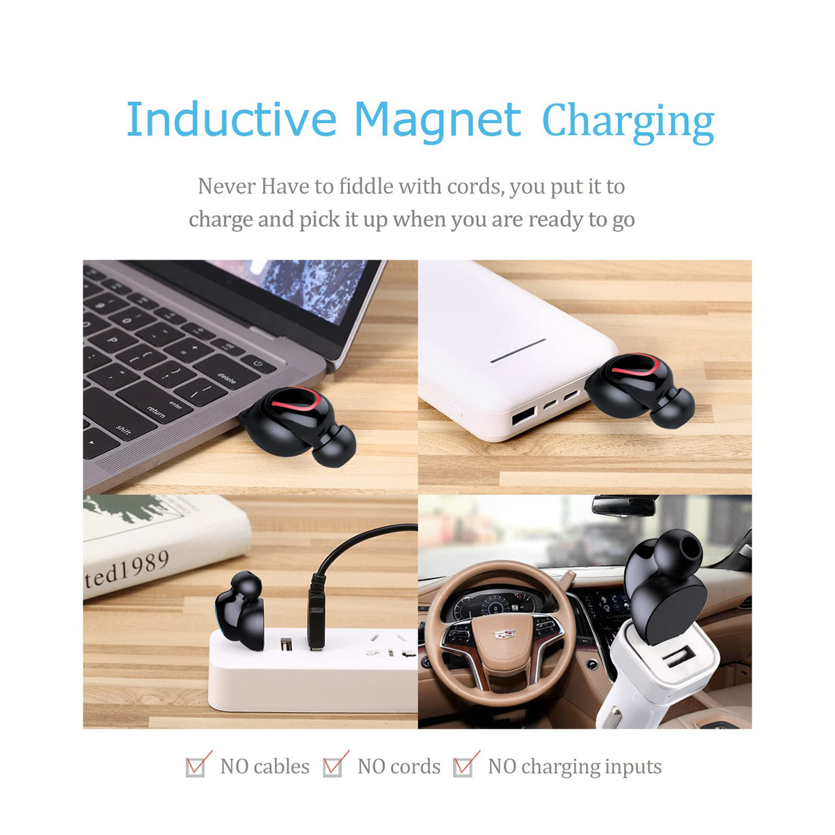 MALIHOO Q30 charging magnet connector for convenient charging on the go
