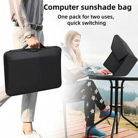 MAMA EVE next to a 13-inch laptop showing fit and size compatibility benefit