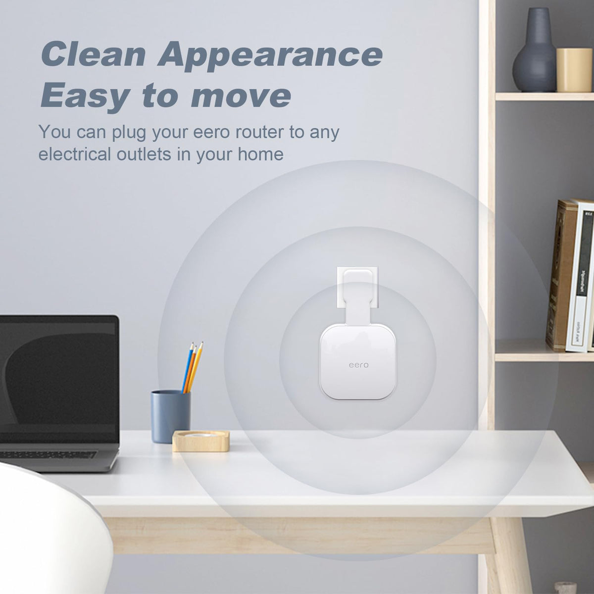 Mamerry cable-management design keeps hidden cables tidy behind the device