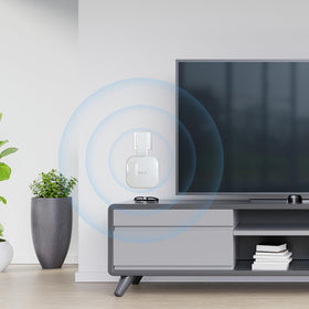 Mamerry eero 7 wall mount enables quick drill-free installation for flexible room changes.