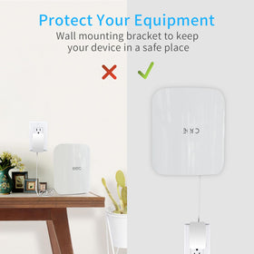 Mamerry eero Max 7 wall mount 3-pack accessories included.