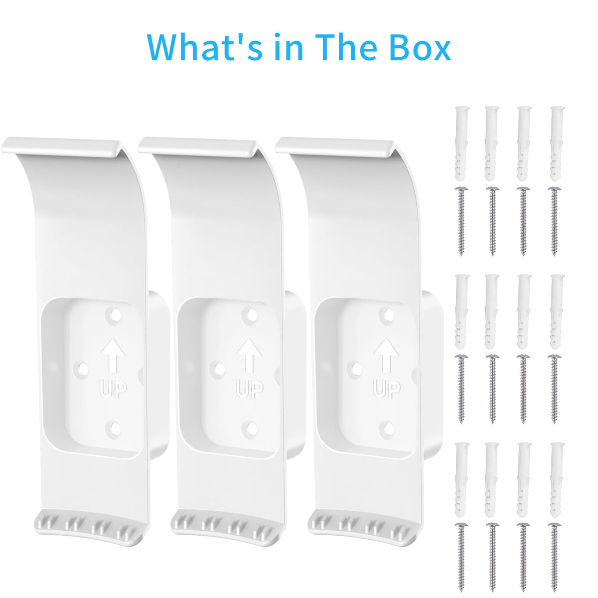Mamerry eero Max 7 wall mount packaging includes brackets and mounting hardware.