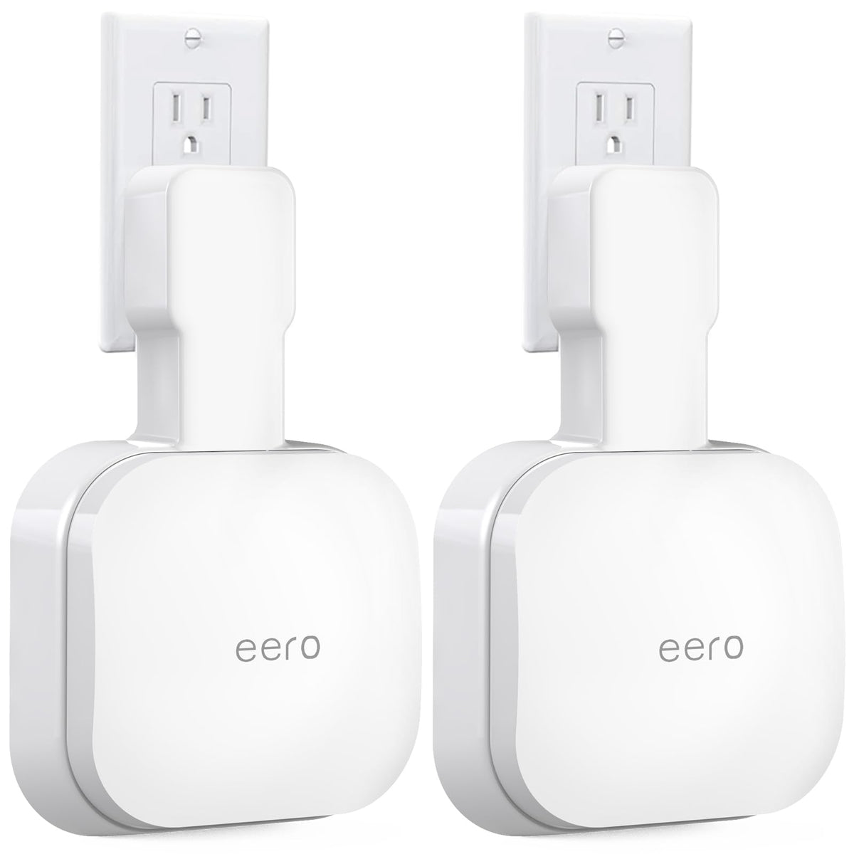 Mamerry eero Pro 6e wall mount 2-pack keeps cables tidy and frees desk space