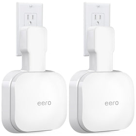 Mamerry eero Pro 6e wall mount 2-pack keeps cables tidy and frees desk space