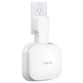 Mamerry eero Pro 6e wall mount vertical bracket keeps router elevated and cables tidy.