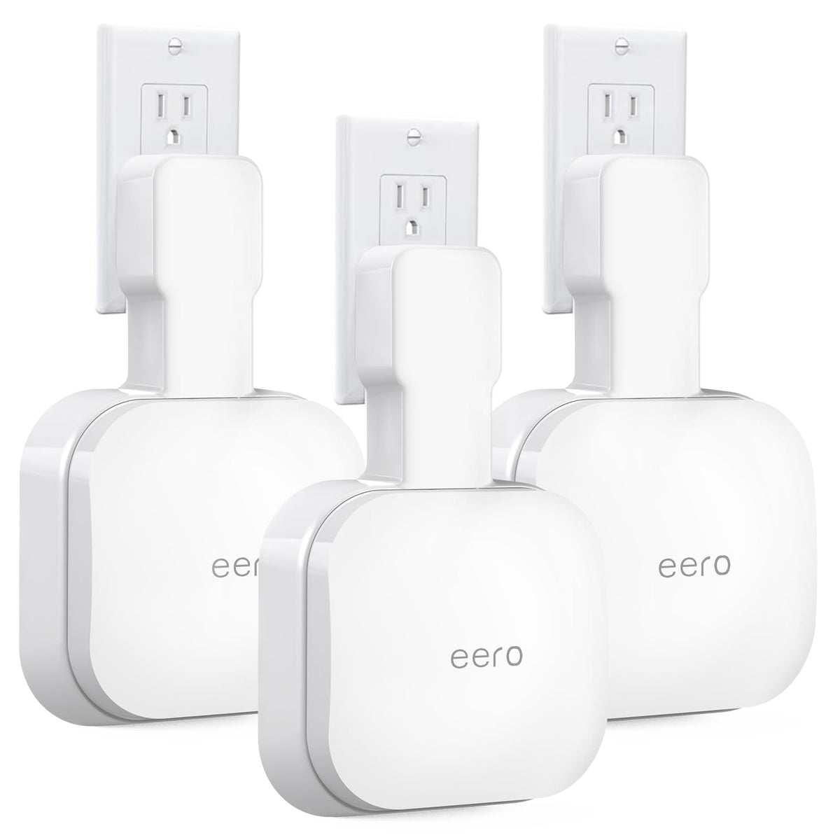 Mamerry eero wall mount vertical bracket front view for tidy wires